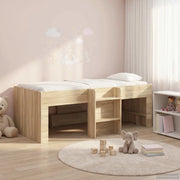 Letto Alto per Bambini 2 pcs Rovere Sonoma 90 x 200 cm