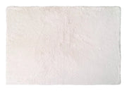 Tappeto Peloso In Pelliccia Ecologica Sagomato Modello Orsetto Varie Forme - 140x180cm - Avorio