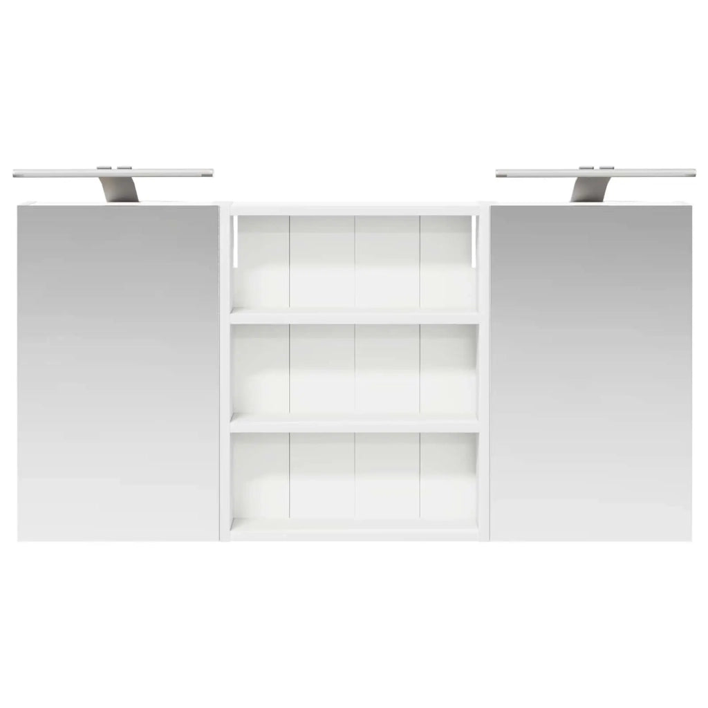 Set di Armadi da Bagno con lo scaffale 3 pcs 100 x 10,5 x 50 cm