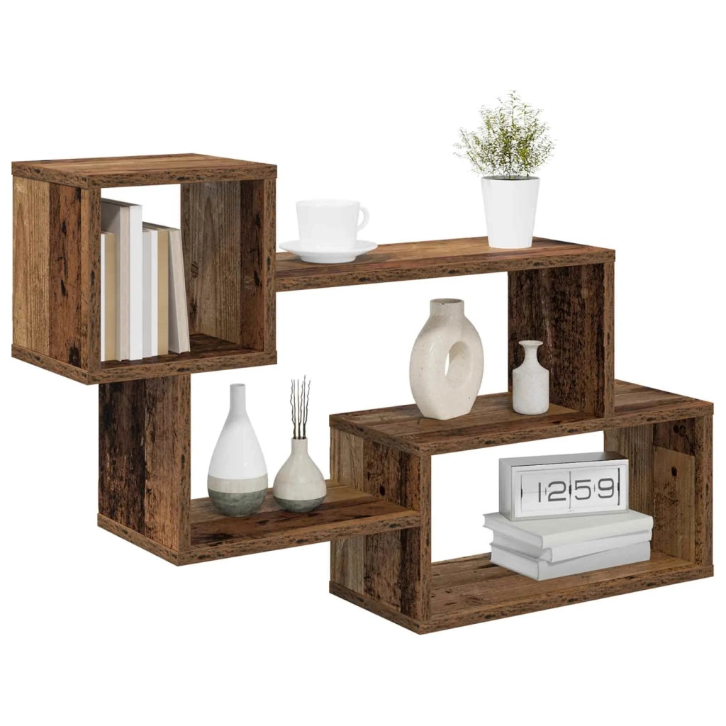 Mensola sospesa A parete Marrone 87 x 20 x 55 cm 8012098