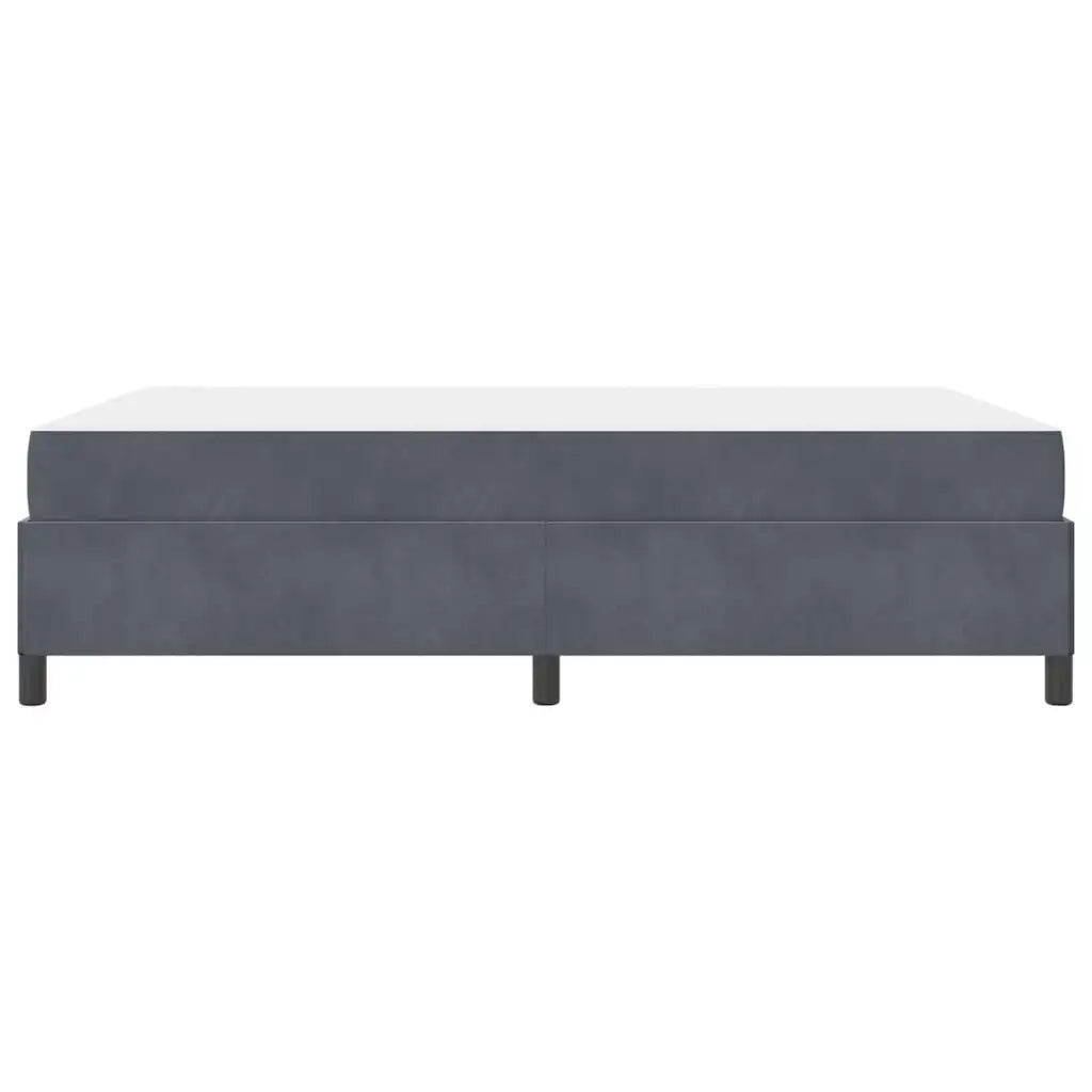 Struttura del letto Grigio scuro 160 x 200 cm Tessuto 3399073