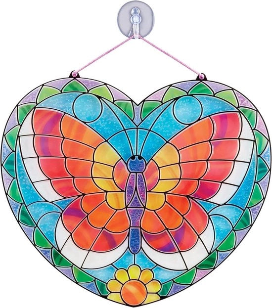 Vetrina Decorativa a Tema Farfalla - Arte e Manufatti - Fai da Te - Regalo per Ragazzo o Ragazza - Attività Creativa per Bambini da 5 anni in poi