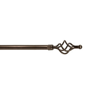 BASTONE METALLO D 20/17 120/210CM VORTICE BRONZO- 6,0 pz