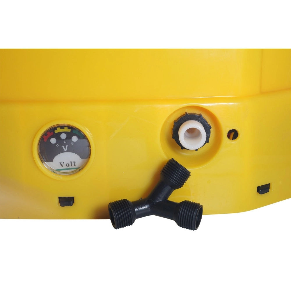Trade Shop - Pompa A Spalla Elettrica Manuale A Batteria Nebulizzatore Spruzzino 18 Lt -