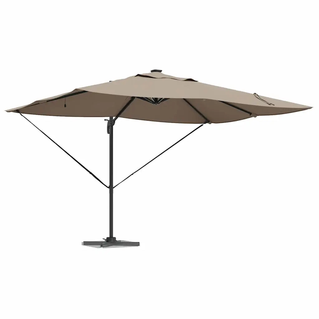 Ombrelloneda-Ombrello da giardino balcone Talpa 352 x 251 x 265 cm Poliestere e Alluminio