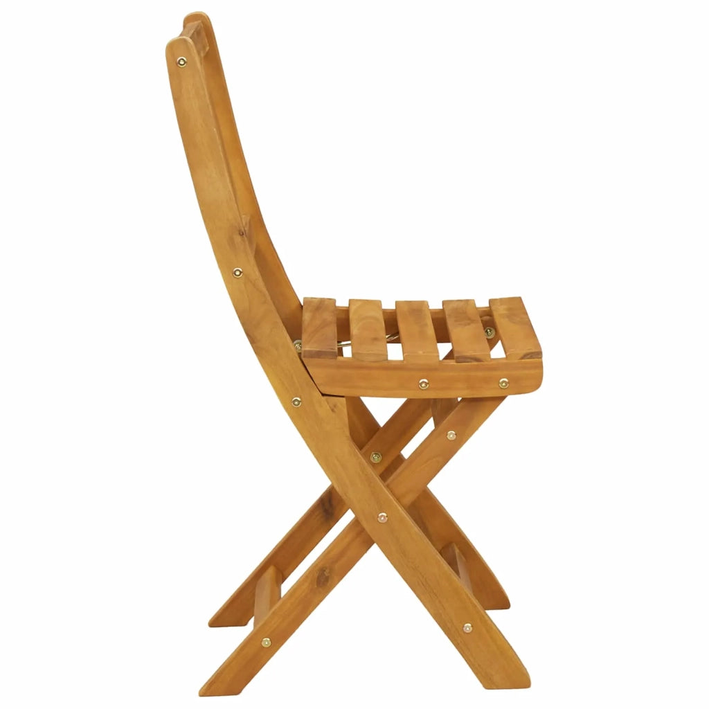Sedie Bistro da Giardino 4 pcs Naturale 40 x 42 x 85 cm 42028101