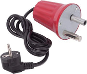 Motor per griglia FD801B con rotazione ABS, motor per griglia elettrico con accessori per macchine da griglia per apparecchi da griglia - presa esterna per uso fuori dall'UE 250 V rosso