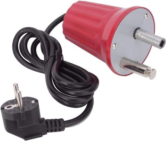Motor per griglia FD801B con rotazione ABS, motor per griglia elettrico con accessori per macchine da griglia per apparecchi da griglia - presa esterna per uso fuori dall'UE 250 V rosso