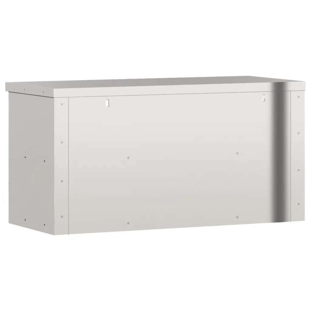 Mobile Cucina da Parete con Ripiano-Armadi sospesi per Cucina in Acciaio Inossidabile 275805