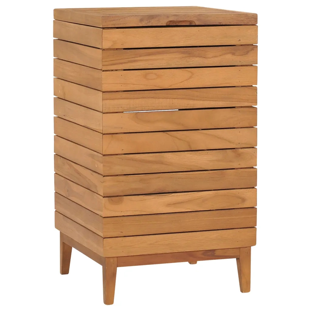 Cesto Portabiancheria 40x40x70 cm in Massello di Teak cod mxl 46461