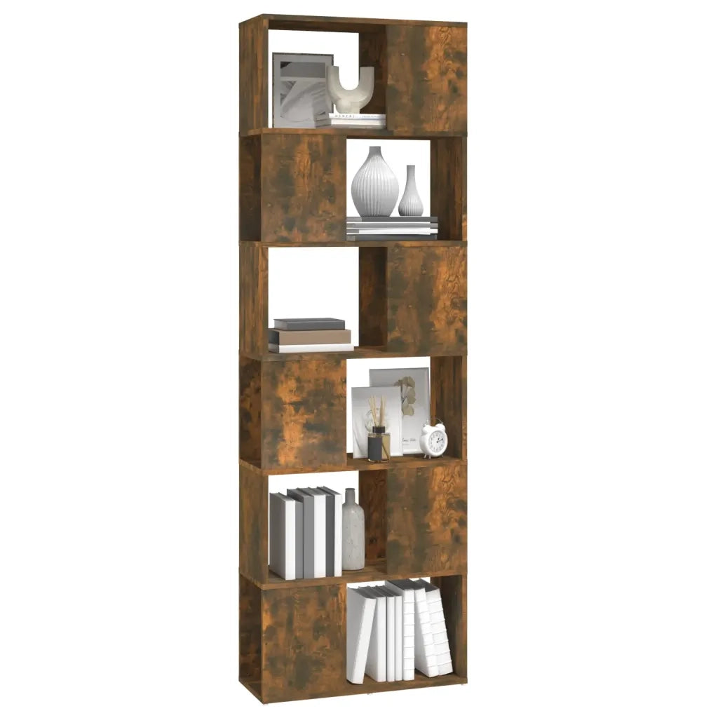 Libreria/Divisorio Rovere Fumo 60x24x186 cm 816032