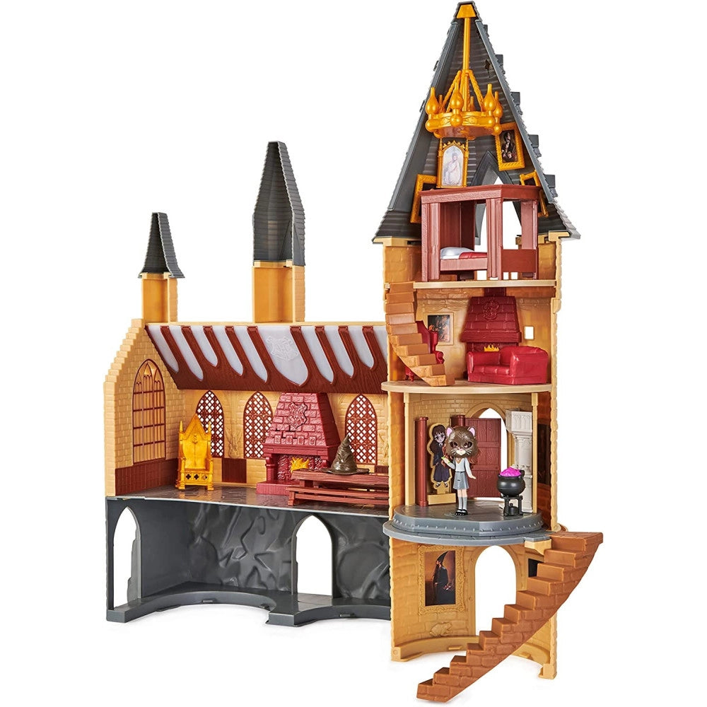 Trade Shop - Castello Di Hogwarts Harry Potter Con 12 Accessori Luci E Suoni Bambola Hermione -