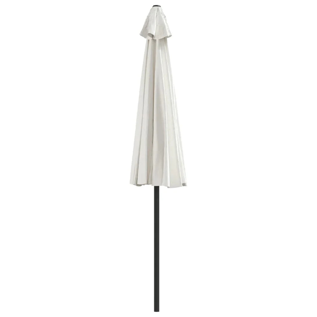 Ombrellone da balcone con palo in alluminio 270 x 135 cm mezzo sabbia 02_0008304
