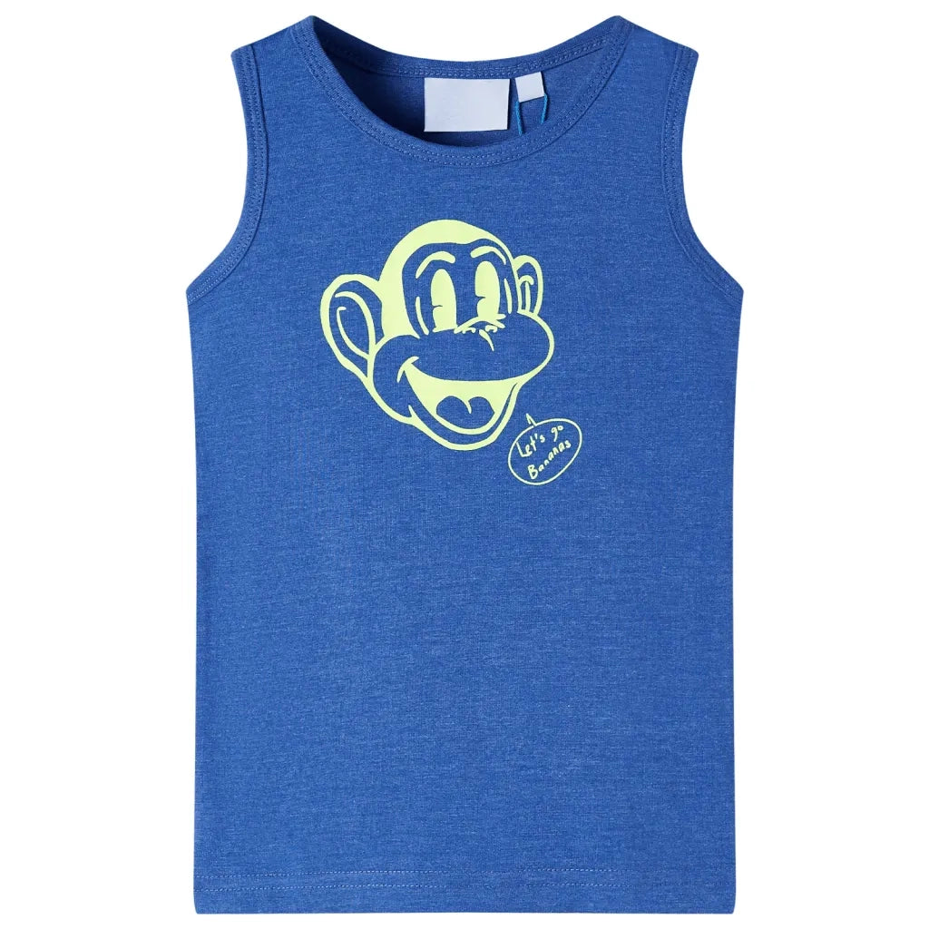 Canotta da Bambino Blu MÃ©lange 128cod mxl 85900
