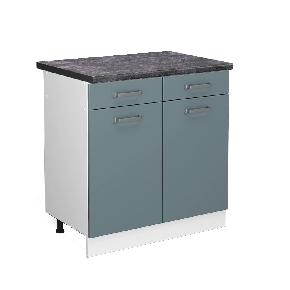 Vicco Mobiletto base per cucina Grigio-blu 80 cm , PL Antracite