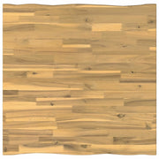 Piano del Tavolo Rettangolare 90 x 90 x 3,5 cm Quadrato Bianco 938646