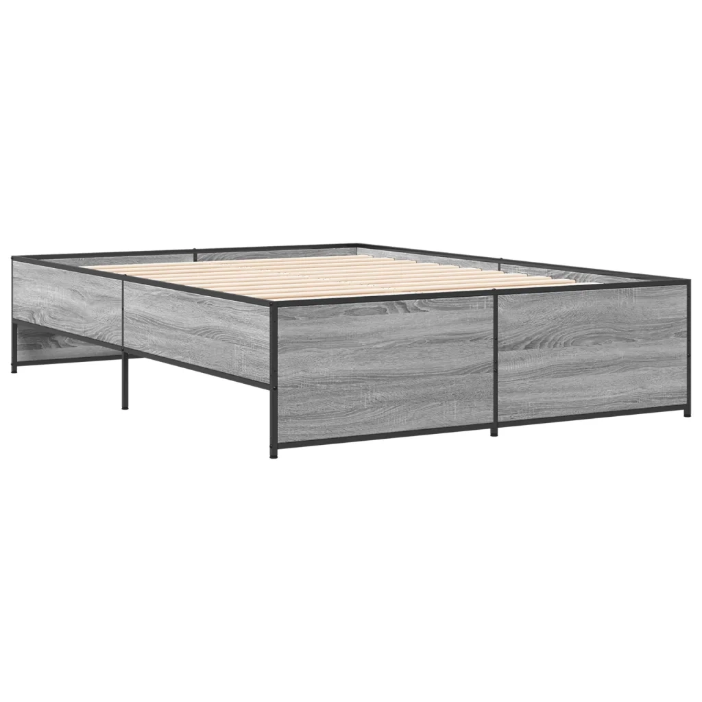 Giroletto Grigio Sonoma 120x190 cm in Legno Multistrato Metallo