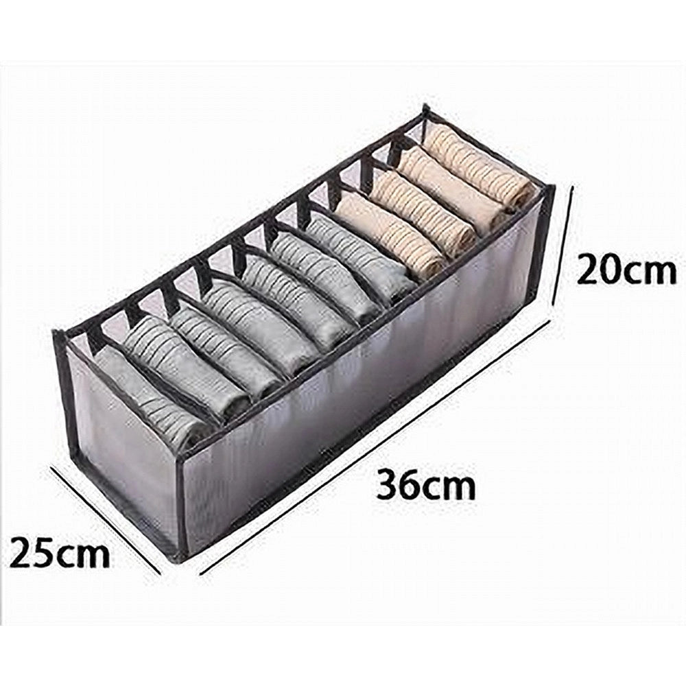 Trade Shop - Organizer Organizzatore Per Armadio Cassetti Pieghevole Con 9 Scomparti 87408 -
