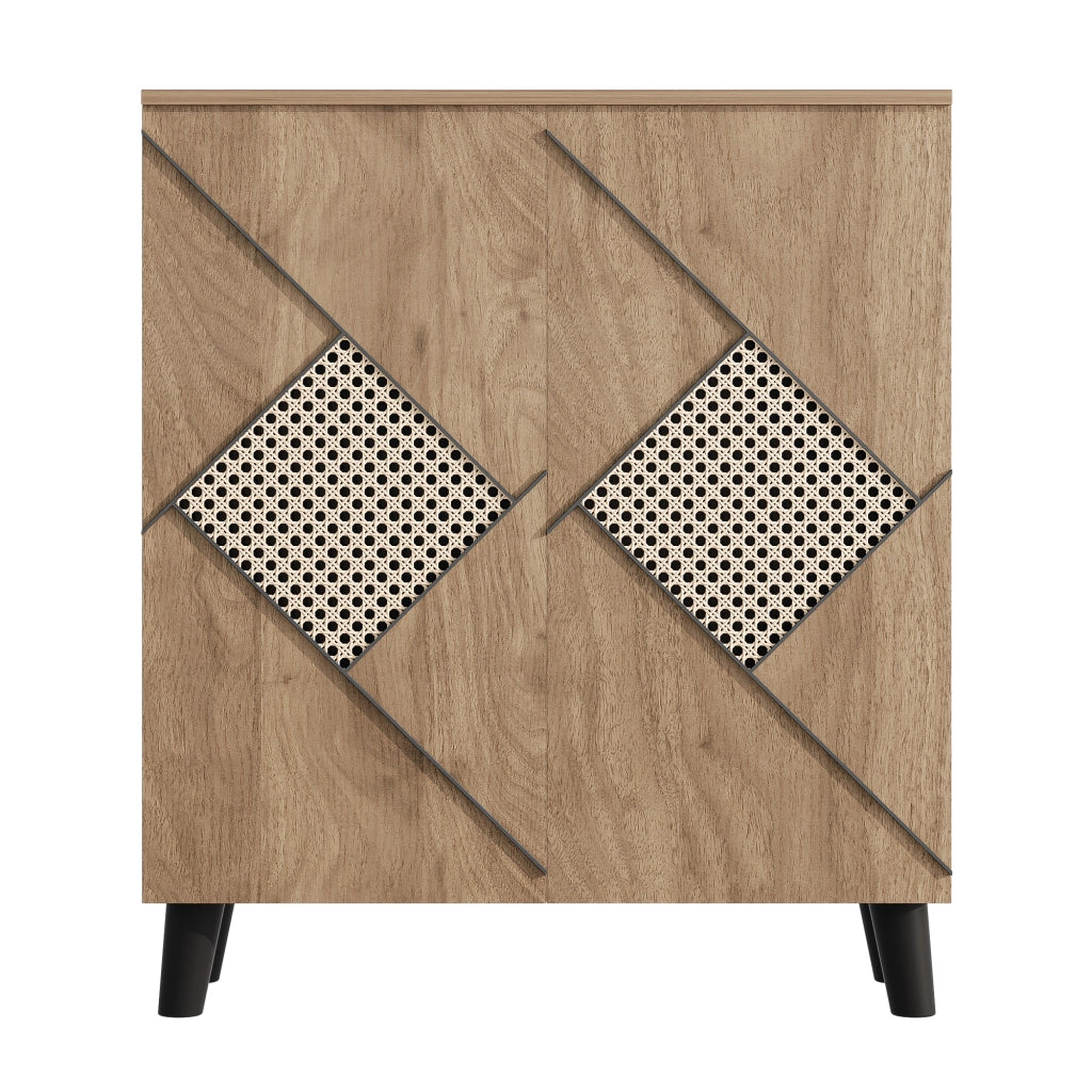 Scarpiera con Ante e Ripiani in Legno ¨C Xylo ¨C 80x32x91 cm
