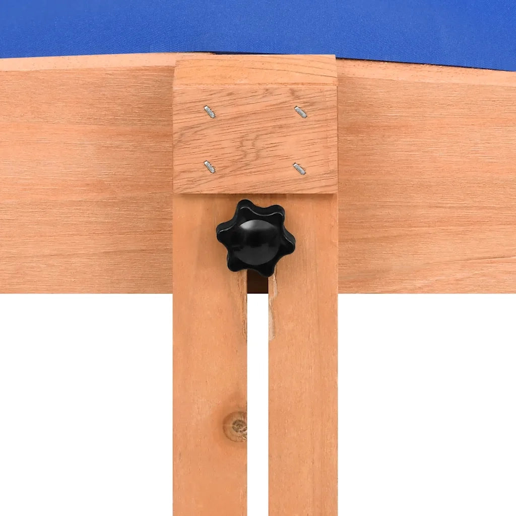Sabbiera con Tetto in Legno di Abete 112x112x112 cm 316474