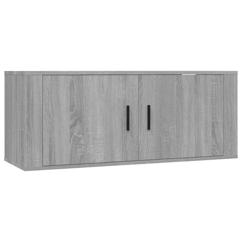 Mobile Porta TV a Parete grigio sonoma 100x34,5x40 cm