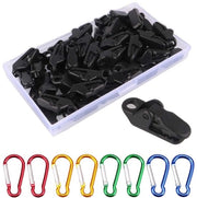 Fermoventi per tenda 50 pezzi - Clip per tenda - Clip a vento - Clip per parapendio - Viti per tenda - Ferma tenda mini 8 pezzi - Materiale di alta qualità