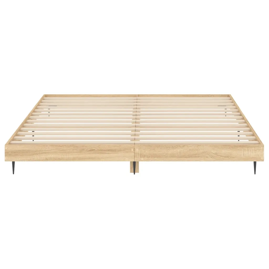 Giroletto senza Materasso Rovere Sonoma 180x200cm in Truciolato 832224