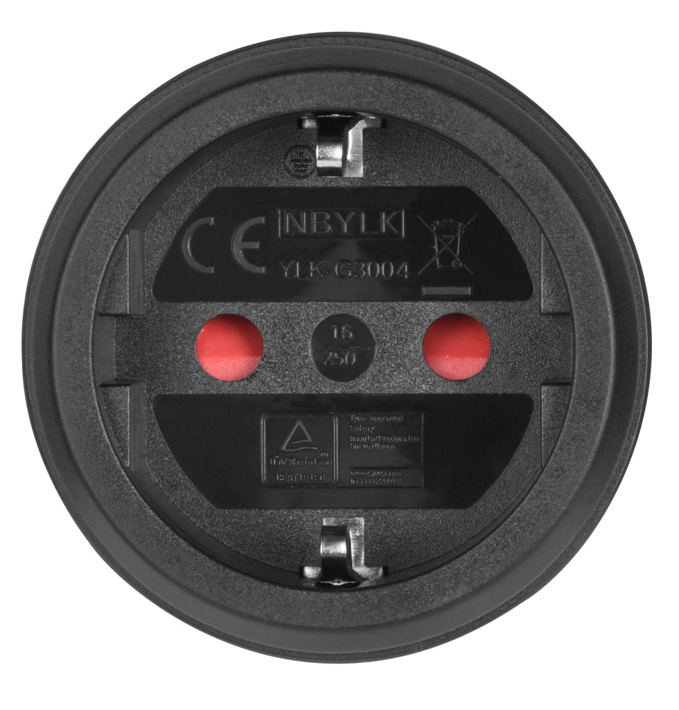 Presa Mobile Schuko Electralock 16A 2P con T Electraline