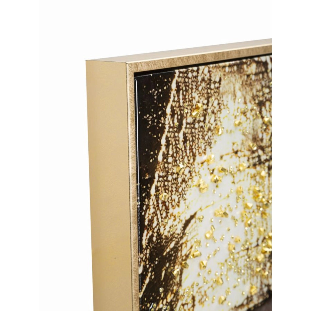 Stampa su Tela Face 1, Multicolore, Tessuto, 102x52x4 cm