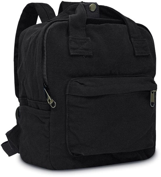 Borsa a mano in canapa - Città - Pratico e stile - Piccola dimensione - Borsa unisex - Per scuola e viaggi - Adatto per donne e uomini