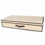 Trade Shop - Contenitore Salvaspazio Sottoletto In Tessuto Per Cambio Stagione 80x45x15cm -