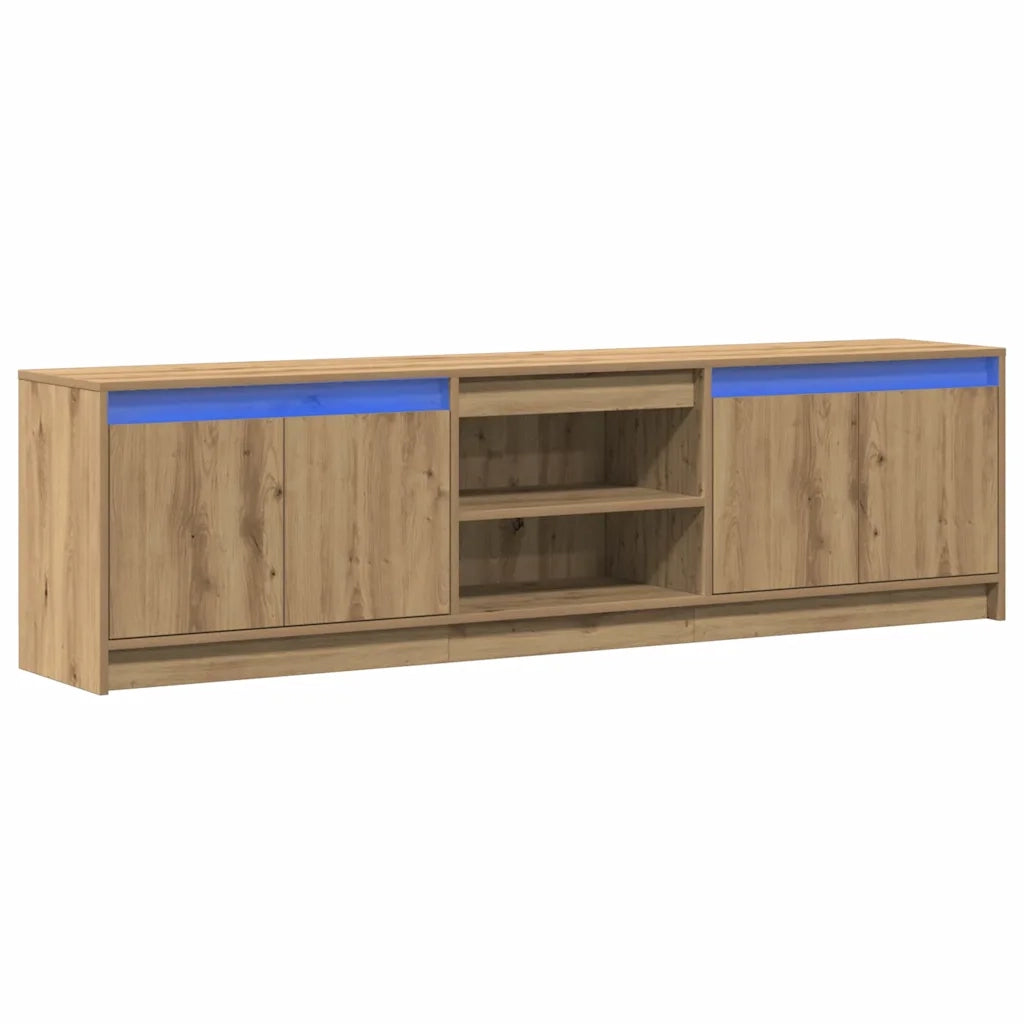 vidaXL Mobile TV Marrone 182 x 34 x 50 cm Legno multistrato