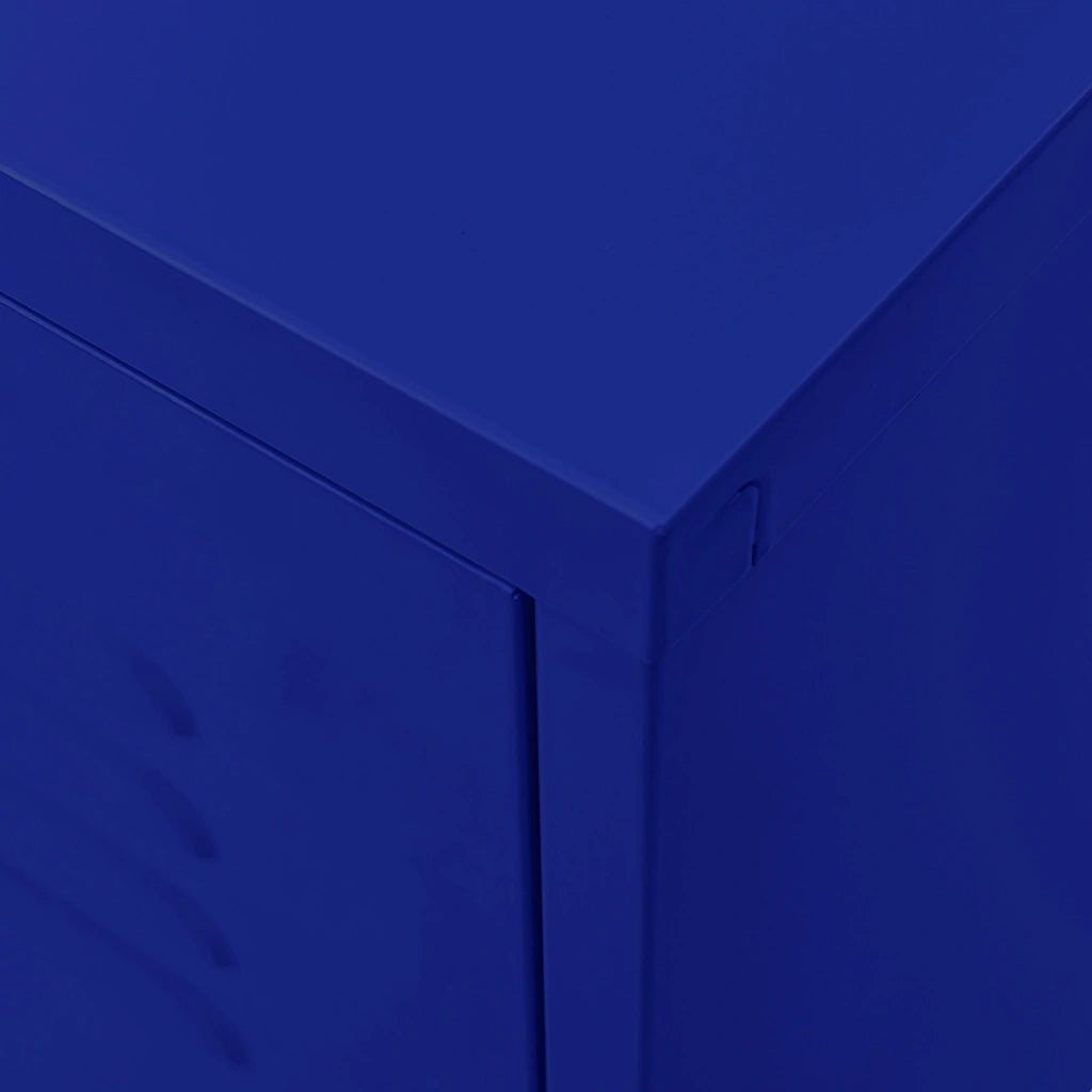 Mobile TV Blu Marino 105x35x50 cm in Acciaio