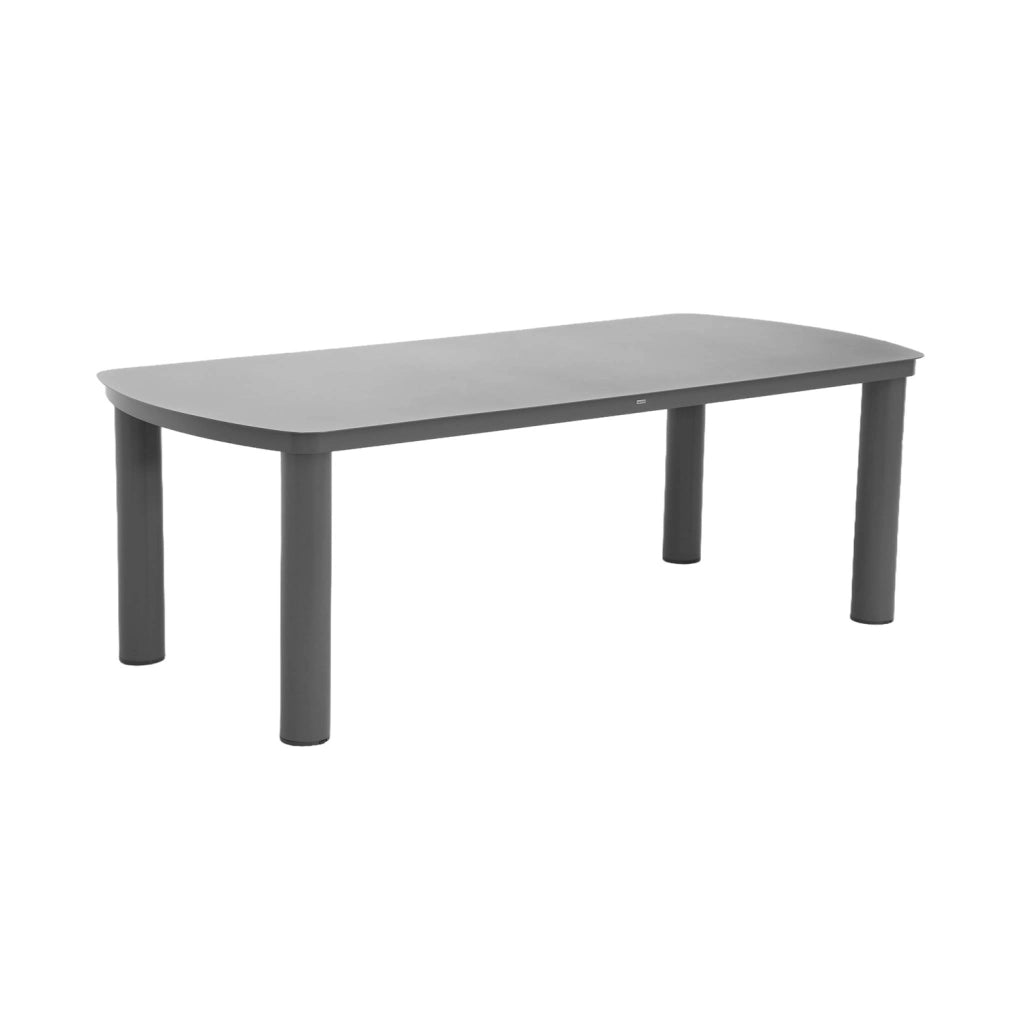 Set tavolo da giardino in alluminio con 8 sedie, antracite