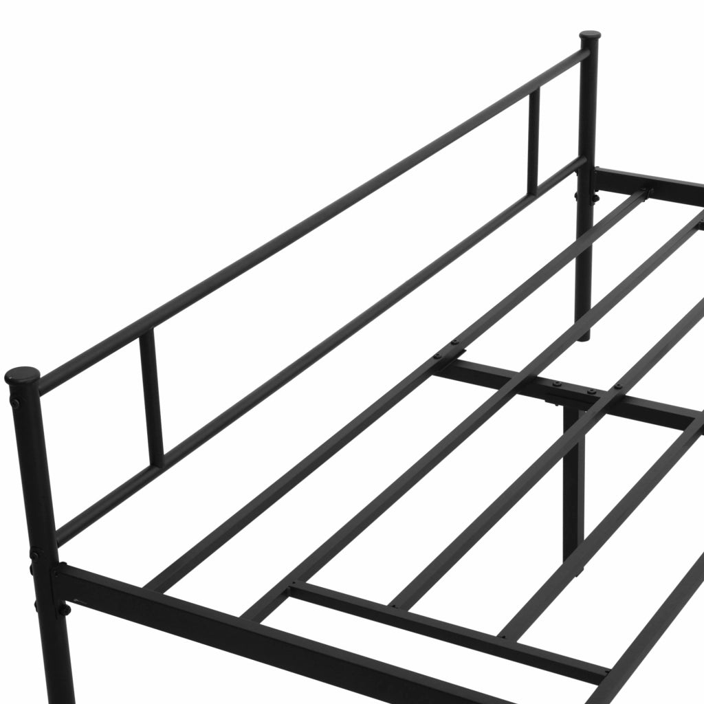Letto Matrimoniale Contenitore ¨C Zephmum ¨C Nero 158x211x106 cm