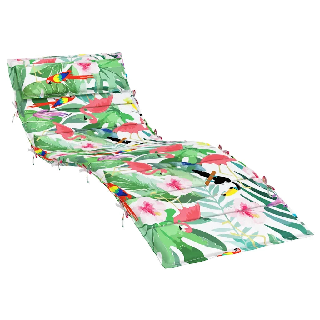 Cuscino per Lettino Multicolore 180x60x4 cm in Tessuto Oxford 361869