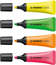STABILO NEON 4 PEZZI EVIDENZIATORI