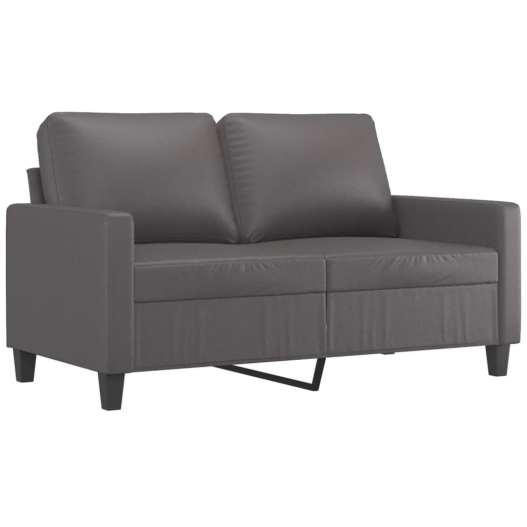 Set di Divani 2 pz con Cuscini Grigio in Similpellecod mxl 82306