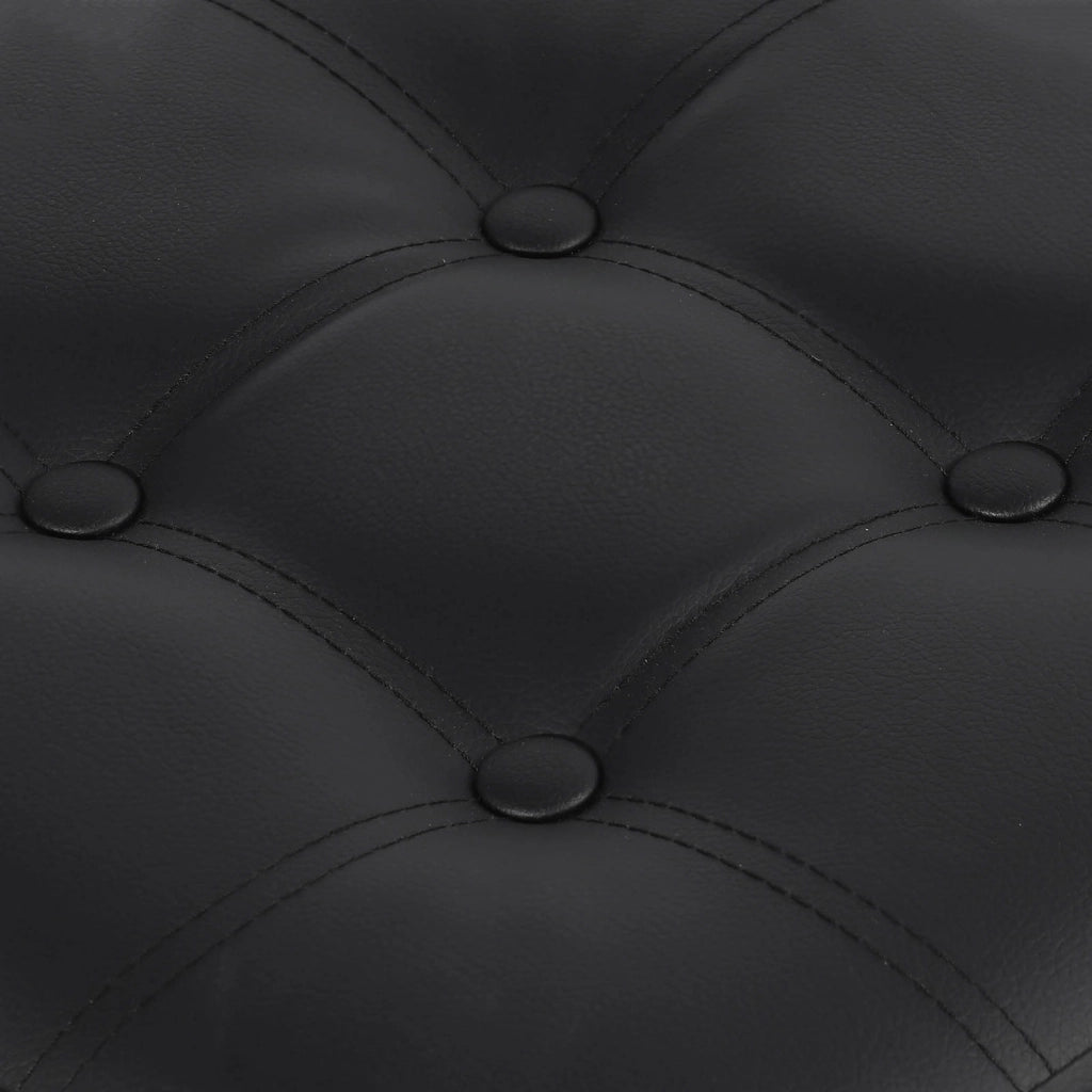 Valora POUF PIEGHEVOLE L Contenitore Nero Ecopelle x8