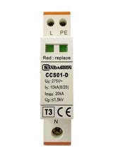 Scaricatore di Sovratensione SPD Tipo 3 1P+NPE 20kA 275V per Barra DIN SD-CCS01-20/1P+NPE