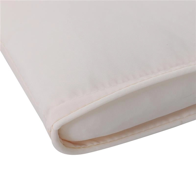 CUSCINO PER LETTINO PRENDISOLE DA GIARDINO 198 X 53 X 5 CM BIANCO CREMA
