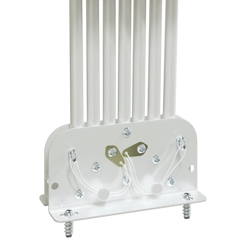 Schermo di Privacy per Balcone Ø 320 cm Poliestere Marrone 42037151