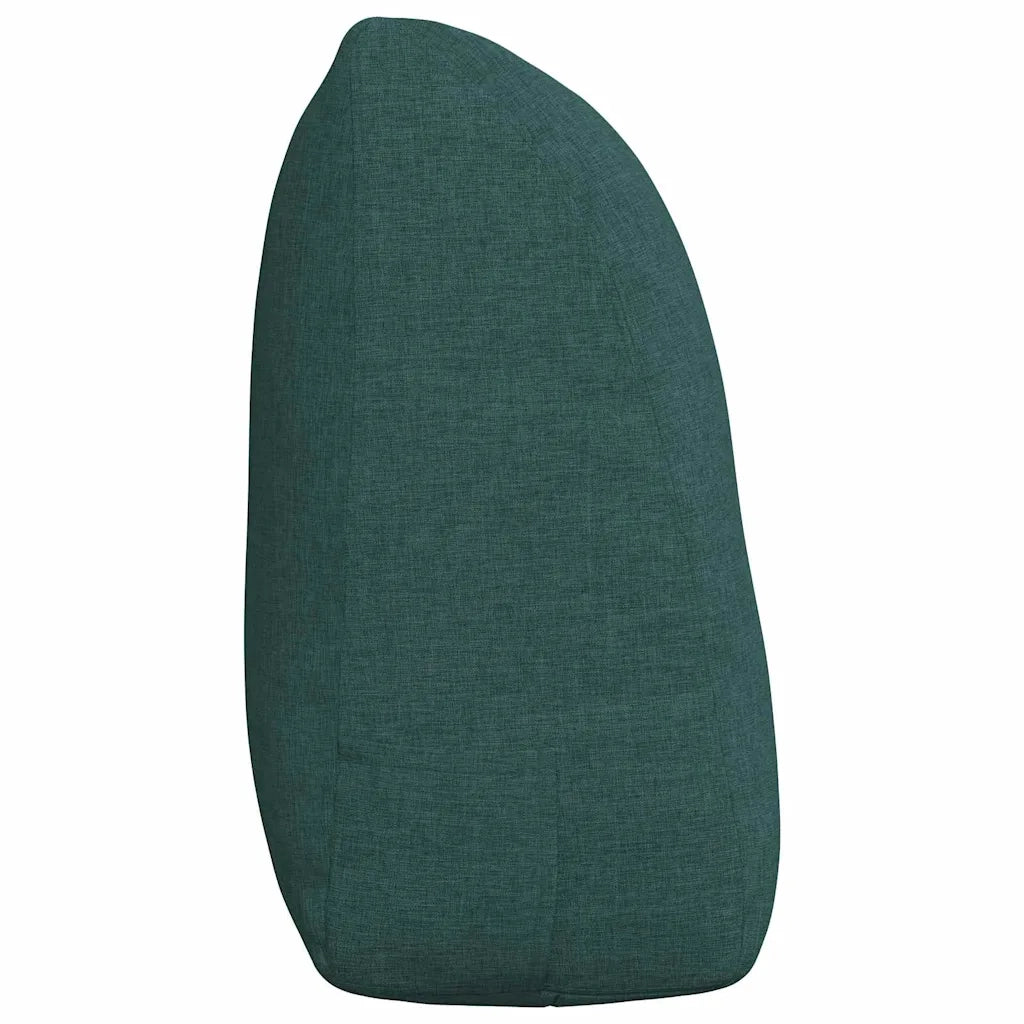 Cuscino per Schiena Verde Scuro 120 x 24 x 50 cm Tessuto 42014475