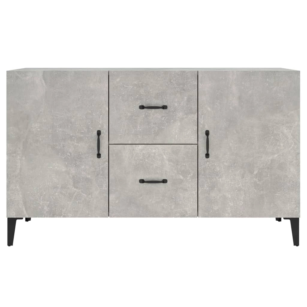 Buffet credenza cassettiera armadio mobile contenitore organizer per cucina soggiorno salotto 100 x 36 x 60 cm legno ingegnerizzato grigio 02_0031826