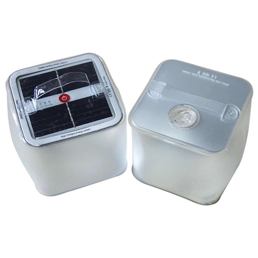 Trade Shop - Lampada 10 Led Solare Gonfiabile Da Giardino Impermeabile Piscina Galleggiante -