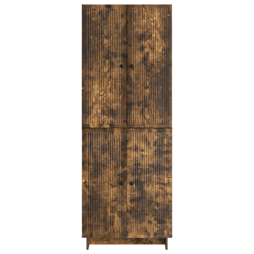 Set di armadi 2 pz Rovere Fumo Legno ingegnerizzato 3416363