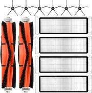 Set di 12 accessori per robot aspirapolvere compatibili con Roborock S5 / S5 Max / S6 / S6 Maxv / P5 / T6 / T7 - parti di ricambio - 2 set di spazzole principali, 4 filtri HEPA, 6 spazzole laterali