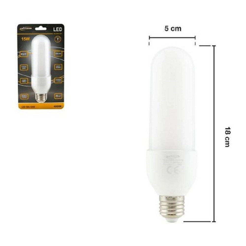 Trade Shop - Lampadina Led E27 15 W Luce Fredda 6500k Calda 3000k Naturale 4000k 1520 Lm C50 -
