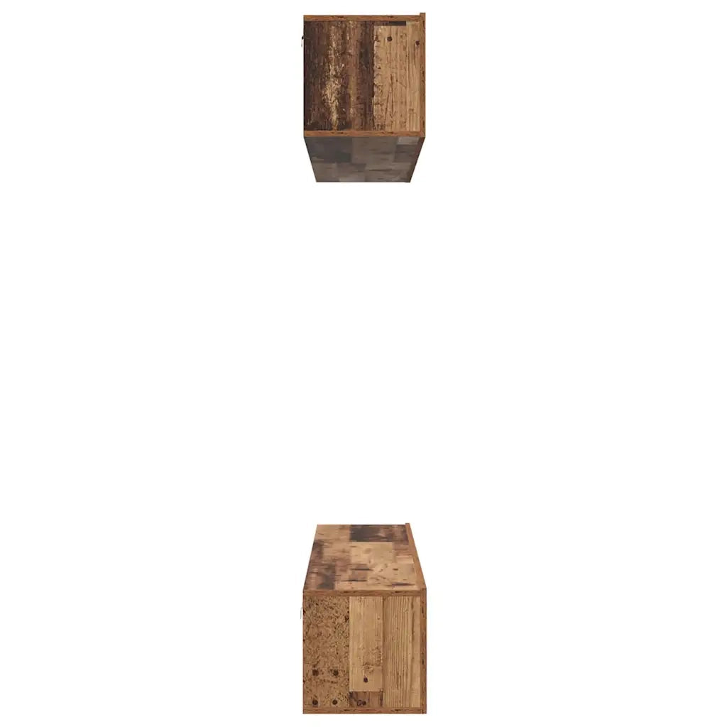 vidaXL Set di mobili TV 5 pcs Legno vecchio Standard Media