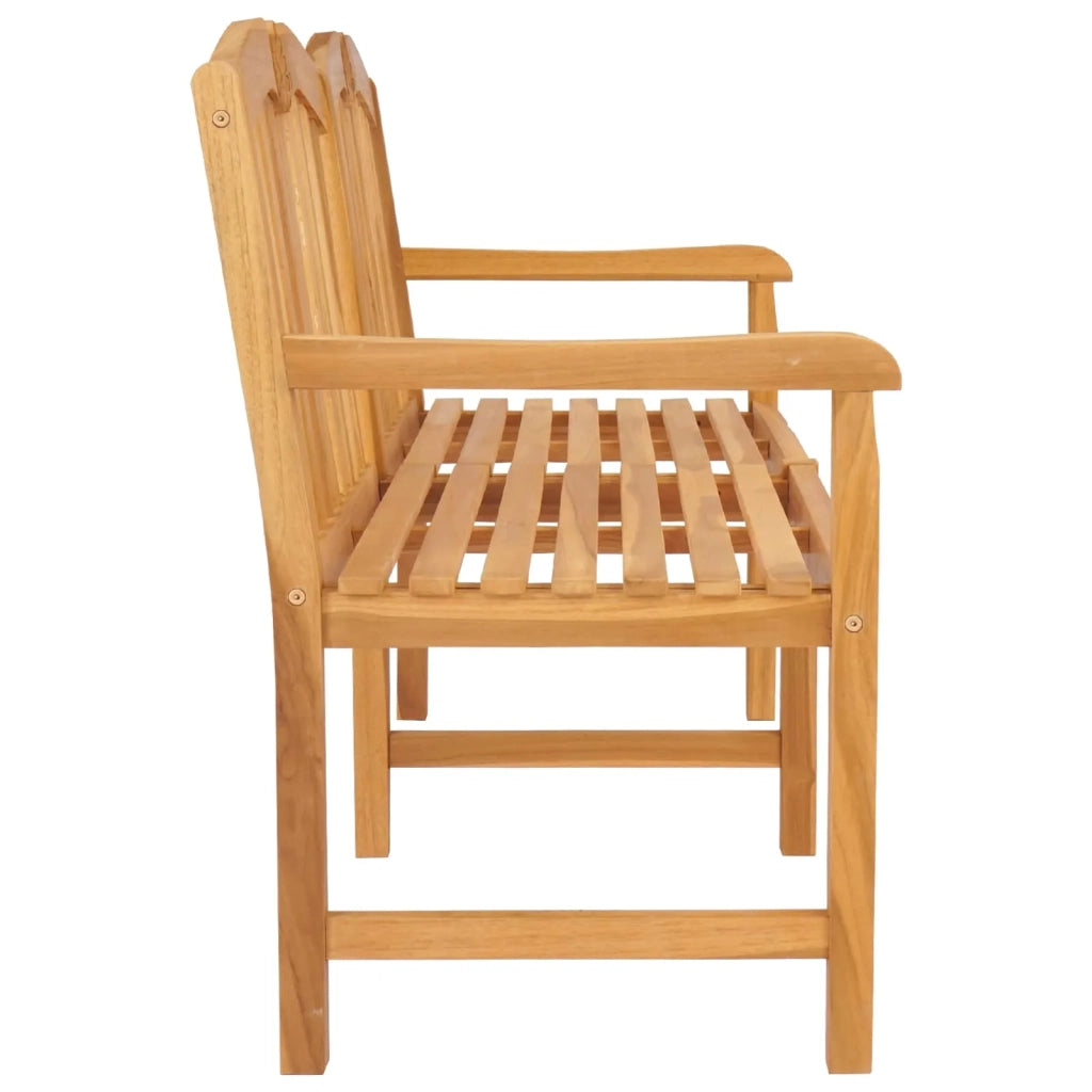 Panchina in legno intagliata a mano Naturale 150 x 60,5 x 95 cm